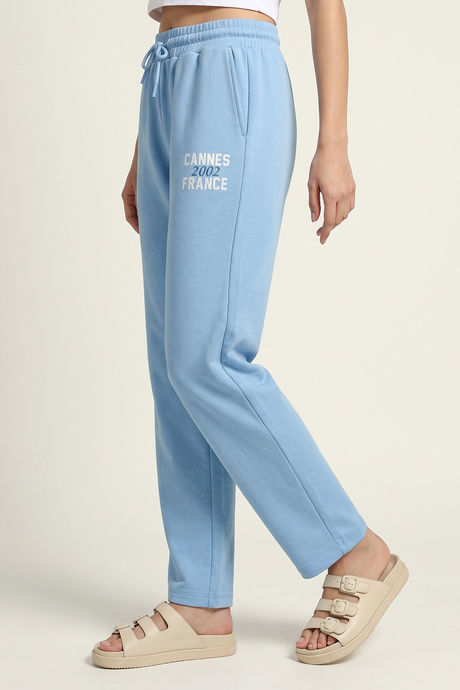Zivame Athleisure Straight Leg Pants - Blue Bell — image 2